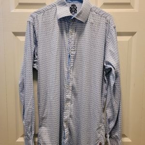 English Laundry Men's Button Down Shirt Size 16 1/2 36/37